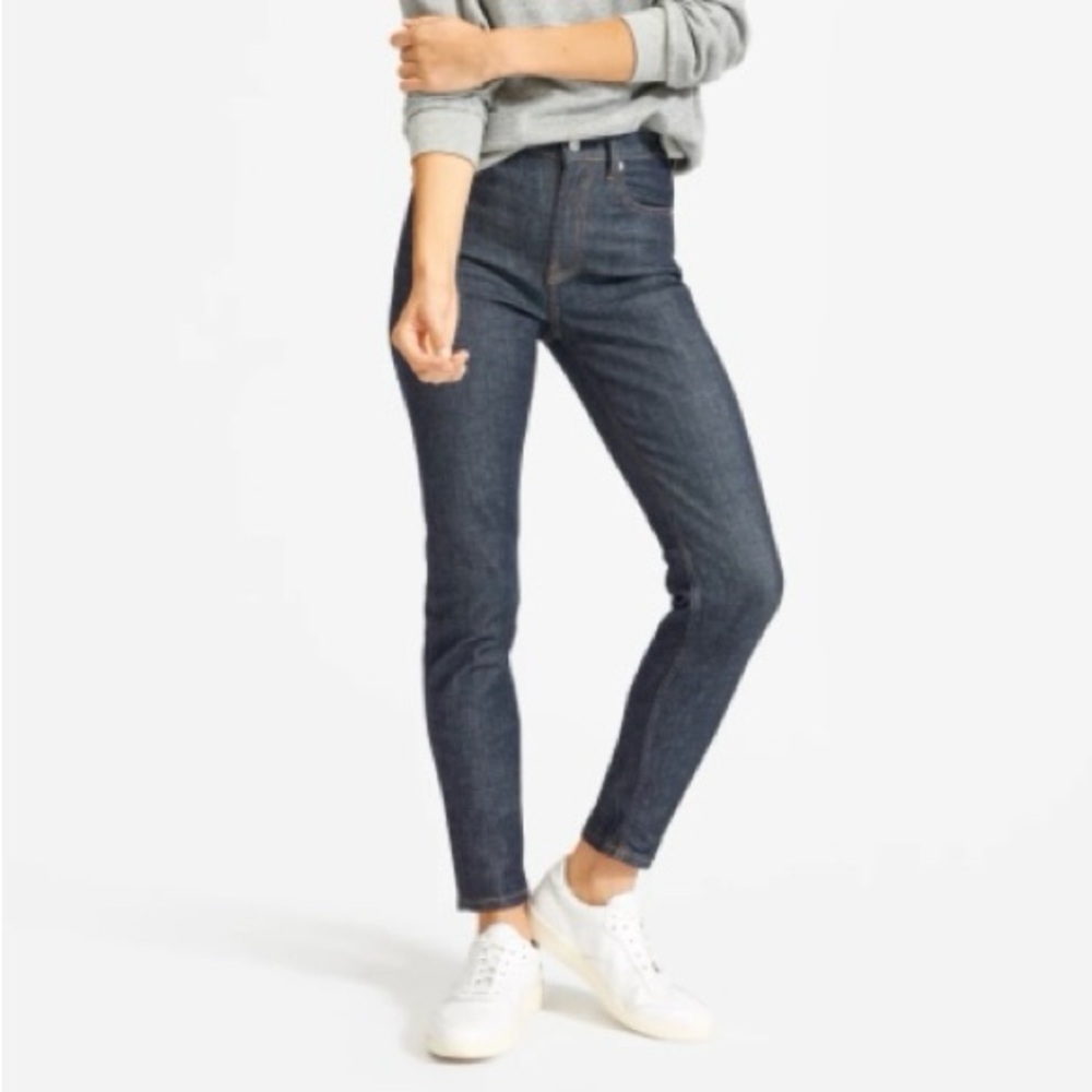 Everlane High Rose Skinny Dark Blue Women's Jeans